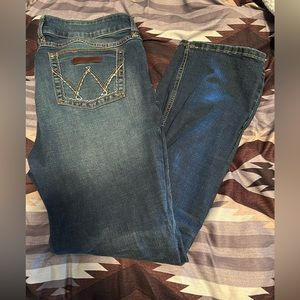 Ladies wrangler retro mae steadfast boot cut jeans